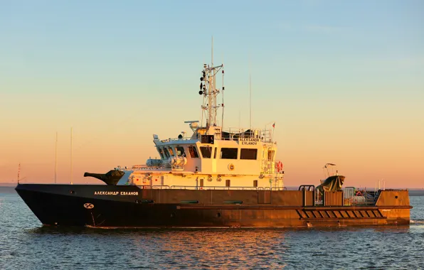 Large, boat, Baltika, hydrographic