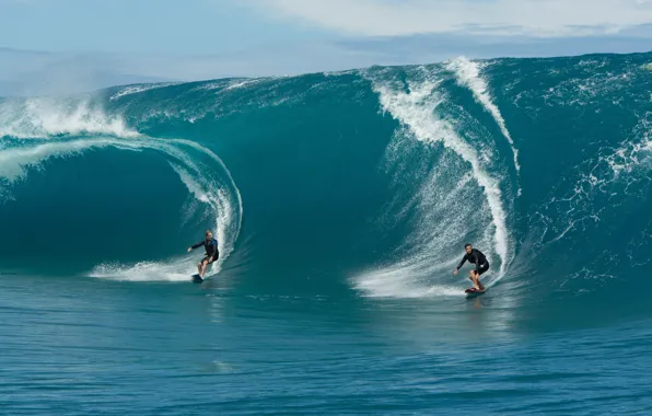 Picture sea, wave, frame, surfing, action, crime, Luke Bracey, Edgar Ramirez