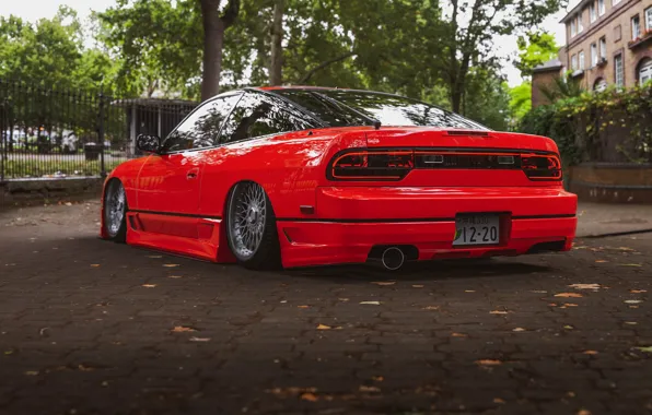 Red, Auto, Machine, Style, Nissan, Car, Car, Render