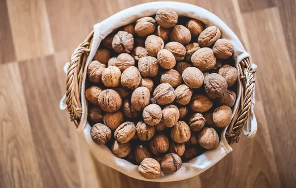 Background, widescreen, Wallpaper, basket, food, wallpaper, nuts, widescreen