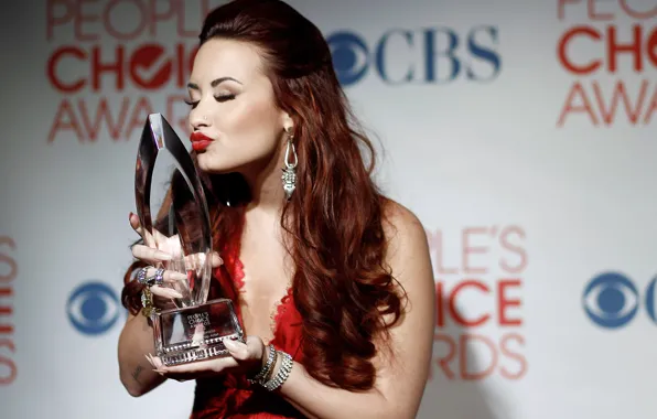 Kiss, Lips, Actress, Singer, singer, Kiss, Lips, Demi Lovato