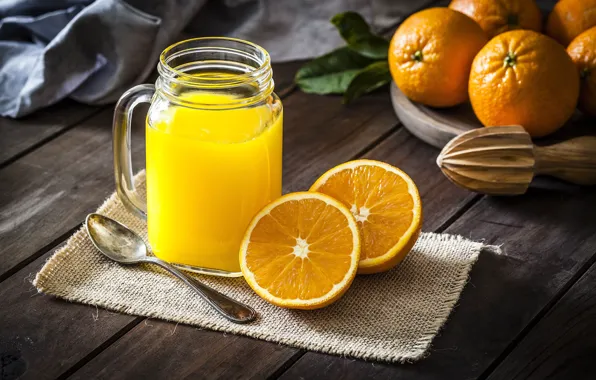 Oranges, juice, orange
