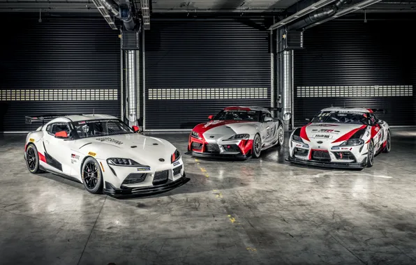 Picture Hangar, Garage, Toyota, Supra, 2020, Toyota GR Supra GT4, Supra GT4