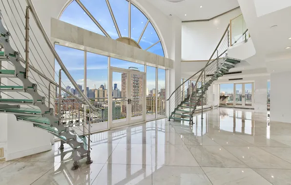 Design, style, interior, penthouse, megapolis, penthouse in Brooklyn