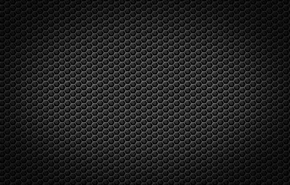 Picture metal, black, cell, grille, texture