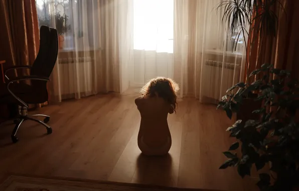 Girl, loneliness, room, Aleks Five