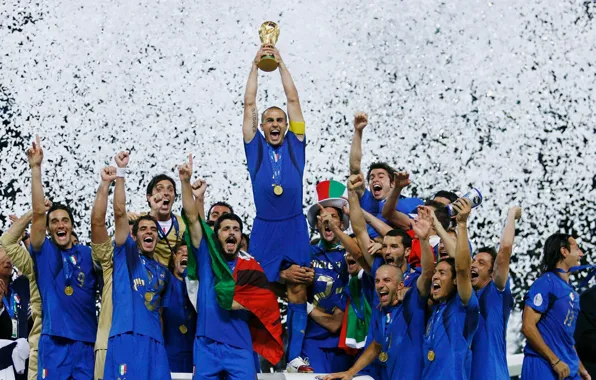 Picture Italy, gattuso, pirlo, nesta, buffon, del piero, cannavaro, world Cup