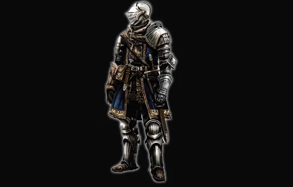 Picture warrior, Dark Souls, full medieval armor