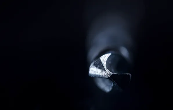 Macro, background, drill