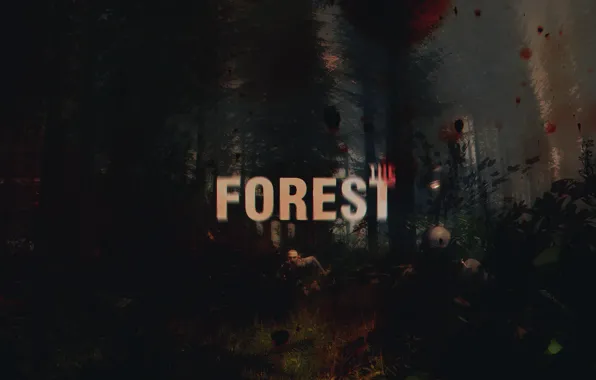The game, zombies, survival, the game, 2014, survival, The Forest, Kraft