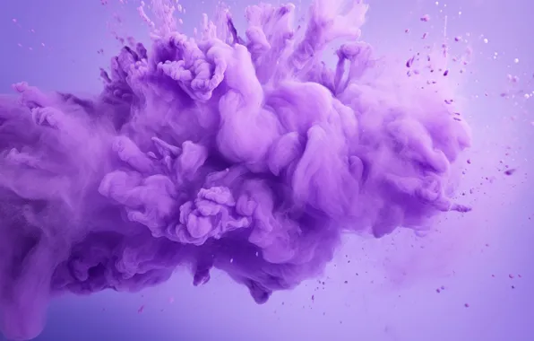 The explosion, abstraction, fog, background, lilac, pink, smoke, splash