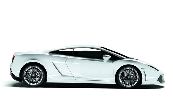 Picture auto, Lamborghini, white, murcelago