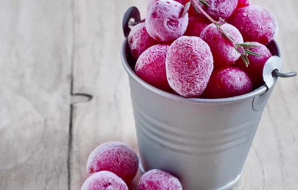 Picture Berry, Bucket, Berry, Bucket, Frozen cranberries, Frozen cranberries