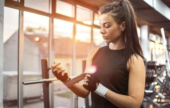 Model, female, fitness