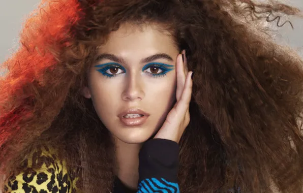 Picture model, makeup, Kaia Gerber, Marc Jacobs beauty spring