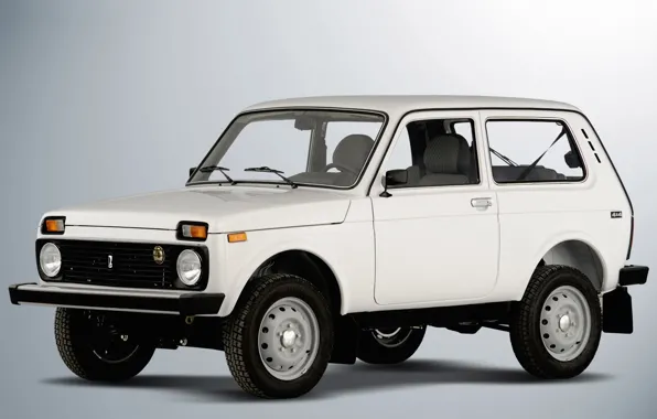 Picture Lada, Niva, soft muted background, &ampquot;AVTOVAZ&ampquot;