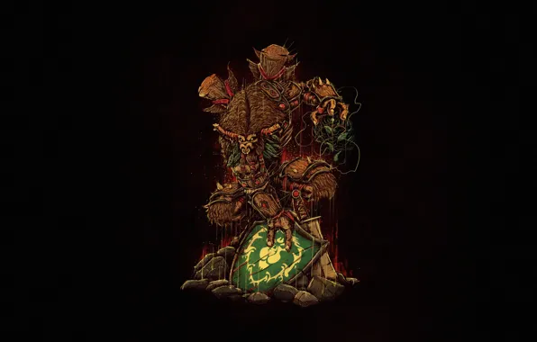 Minimalism, Style, Background, World of Warcraft, Blizzard, Art, Oscar, Style