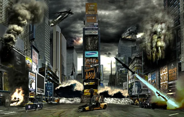 Picture America, launch, art, smoke, science, night, sky, houses, war, New York, soldiers, Wallpaper, people, not, …