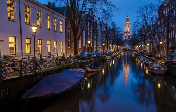Photo, Holland, Amsterdam, |blue time|