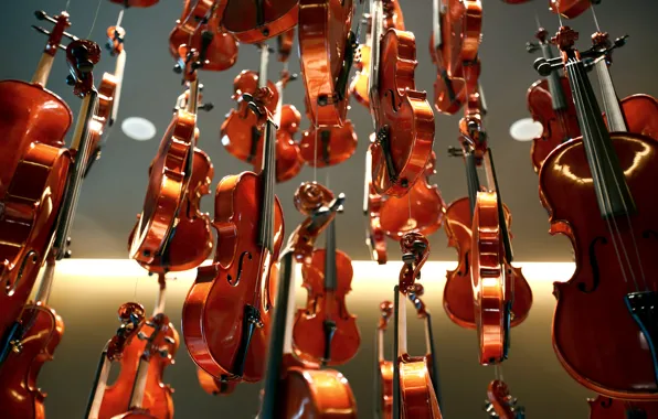 Background, Shine, lacquer, violin, Violins