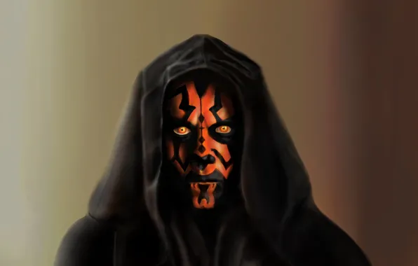 Picture Star Wars, star wars, Darth Maul, Painting, Darth Maul, A Sith Lord