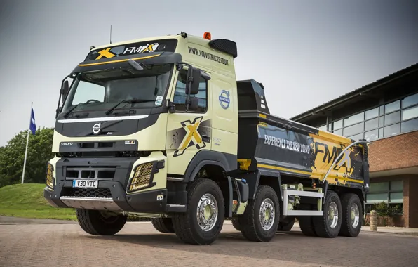 Lights, Volvo, truck, cabin, body, wheel, truck, FMX