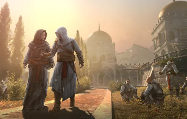 Picture fortress, Assassin's Creed, Revelations, Masyaf, the city of Masyaf, Altair Ibn La-Ahad — assassin, the …