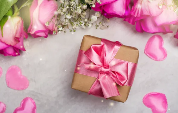 Picture birthday, gift, roses, bouquet, congratulations, Alouette2019