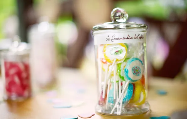 Picture candy, Bank, lollipops