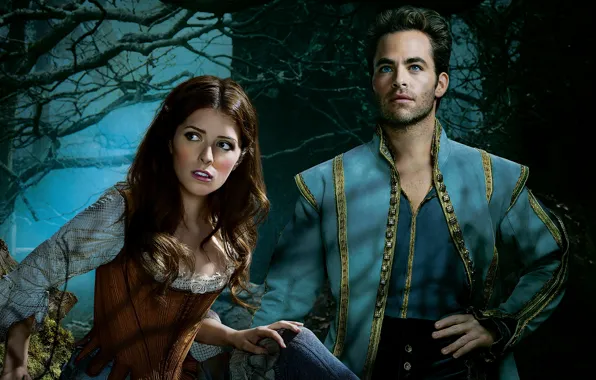 Picture fantasy, Chris Pine, Anna Kendrick, The farther into the forest, the musical, Into the Woods, …