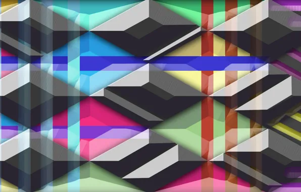Yellow, Wallpaper, red, Rainbow, red, orange, black, colorful