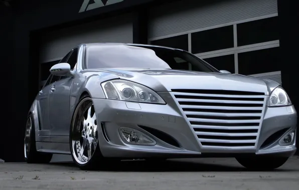 Tuning, Mercedes, grey, Mercedes S-class