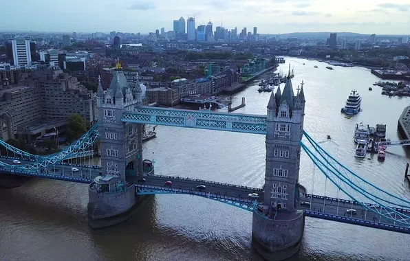 Tower Bridge, London, England, 8K