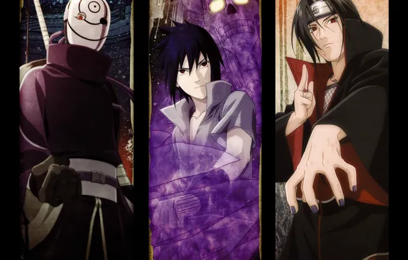 Look, hand, mask, collar, Sasuke, Naruto, gesture, ninja