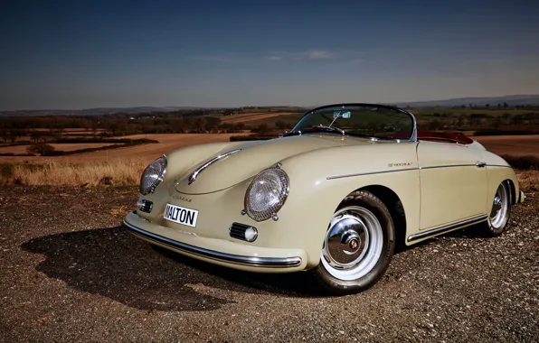 Porsche, vintage, 356, 1958, Porsche 356A 1600 Super Speedster