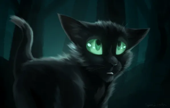 Picture Cats-Warriors, Burnt, Cats-Warriors, by Speedienth, Ravenpaw