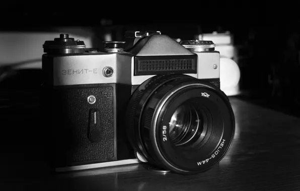 Picture Zenit, film, the camera, cameras, black and white, Helios 44m, ZENIT E, photographer Alexander butchers
