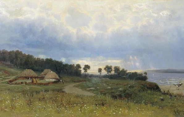Picture picture, Kryzhitsky, Before the rain