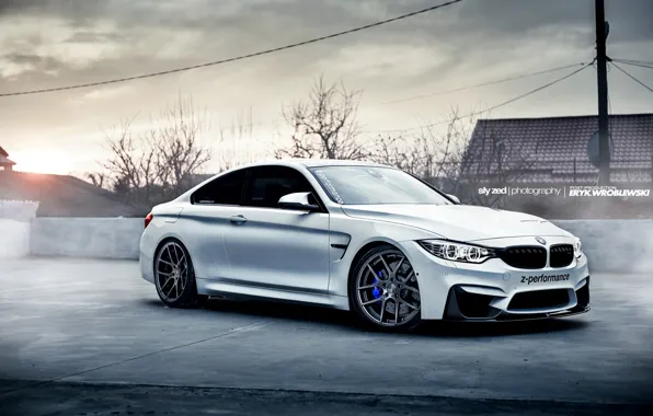 Picture BMW, Car, White, Sport, Fog, F82, Z-Performance