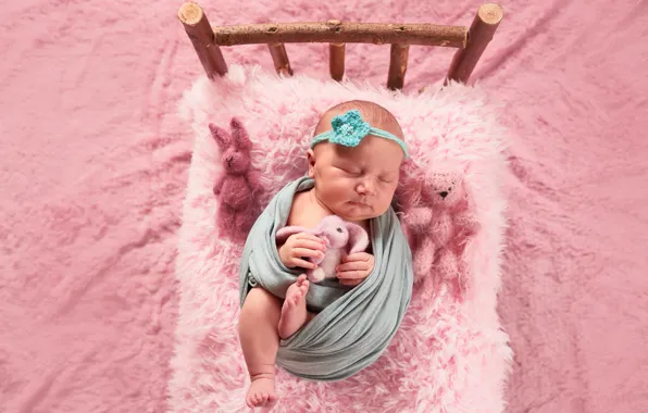 Toys, sleep, sleeping, girl, fur, cocoon, child, cot