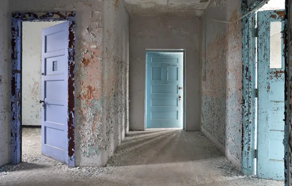 Picture background, room, the door