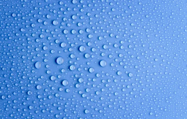 Wallpaper photo, blue, water drop for mobile and desktop, section макро ...