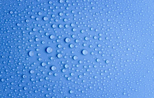 Photo, blue, water drop