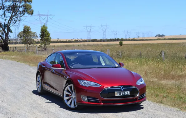 Picture Tesla, Model S, AU-spec, 2014, Tesla, electric car, P85