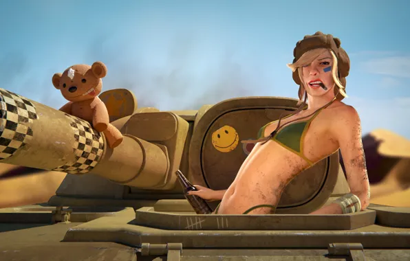 Girl, Tank, Maya, Cigar, Tank Girl, The tank girl