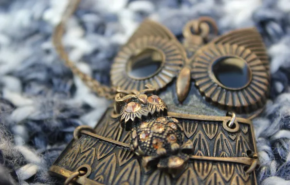 Picture owl, pendant, decoration