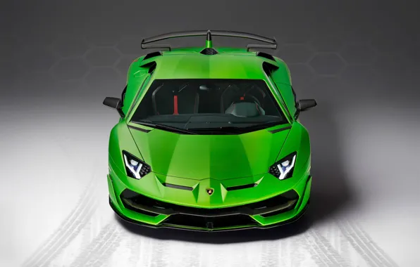 Lamborghini, supercar, front view, 2018, Aventador, SVJ, Aventador SVJ