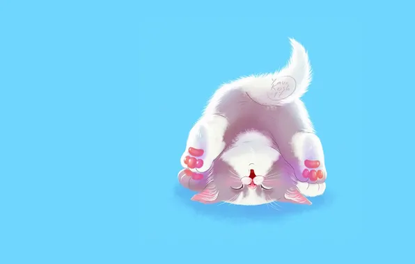 Mood, art, kitty, children's, Victoria Kosheleva, Victoria Kosheleva