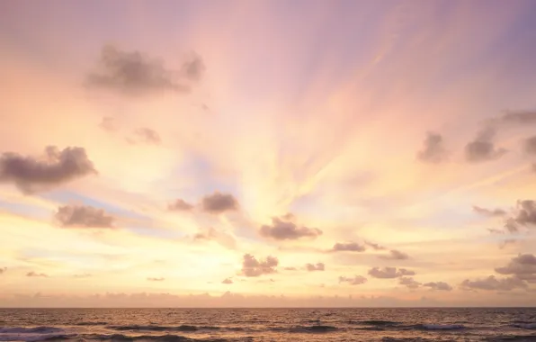 Picture sea, beach, summer, the sky, sunset, summer, beach, sky