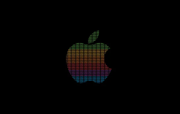 Picture apple, Apple, mac, words